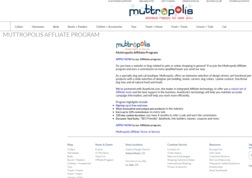 Affiliate Programs for Dogs Muttropolis