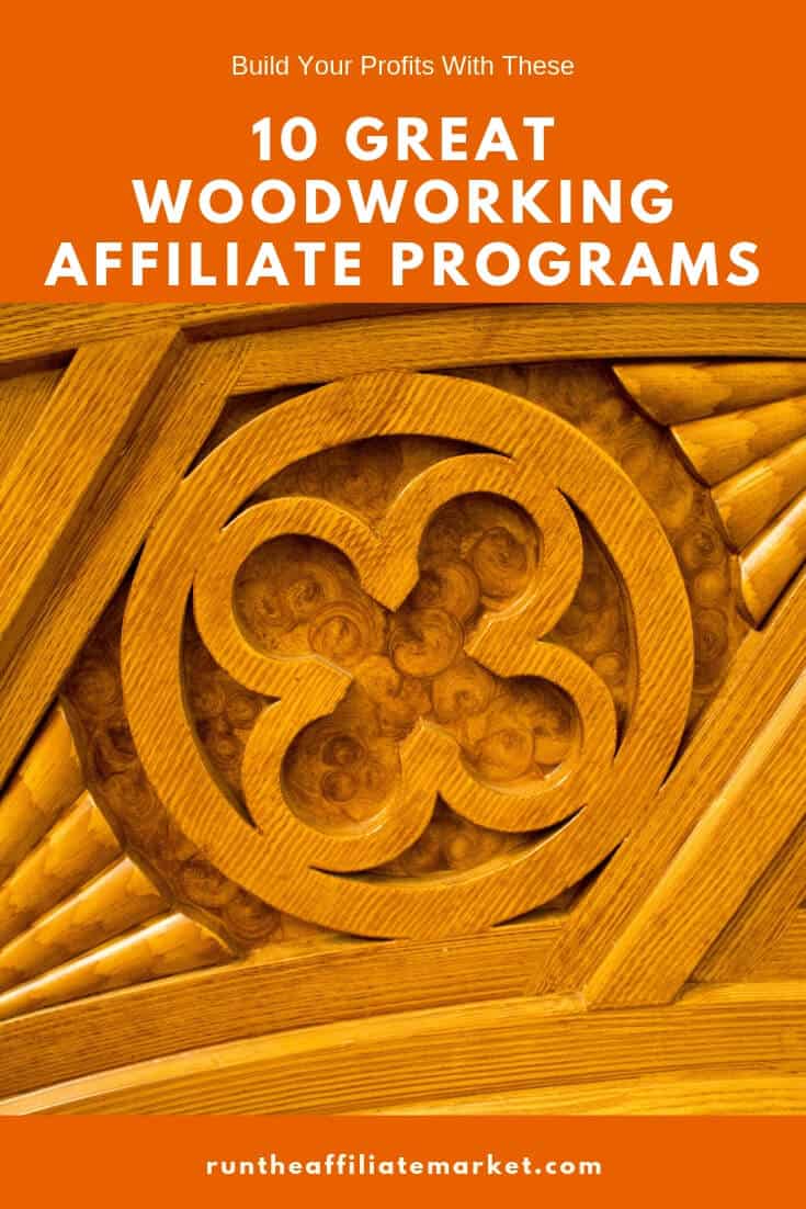 woodworking affiliate programs pinterest image