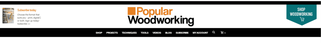 Popular Woodworking one of 10 Proven Woodworking Affiliate Programs