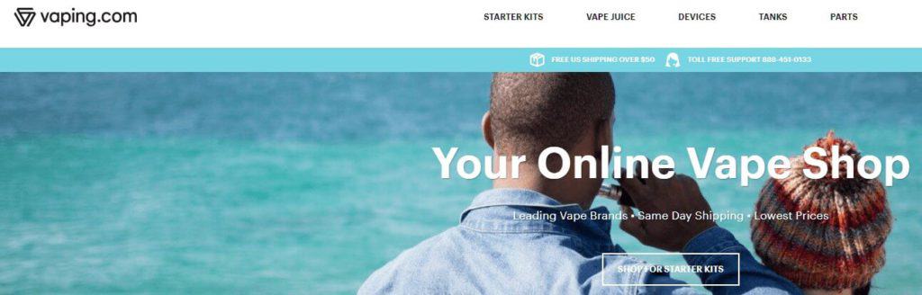 Vaping.com Screen Shot