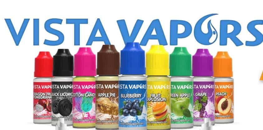 Vista Vapers Screen Shot for Review Purposes