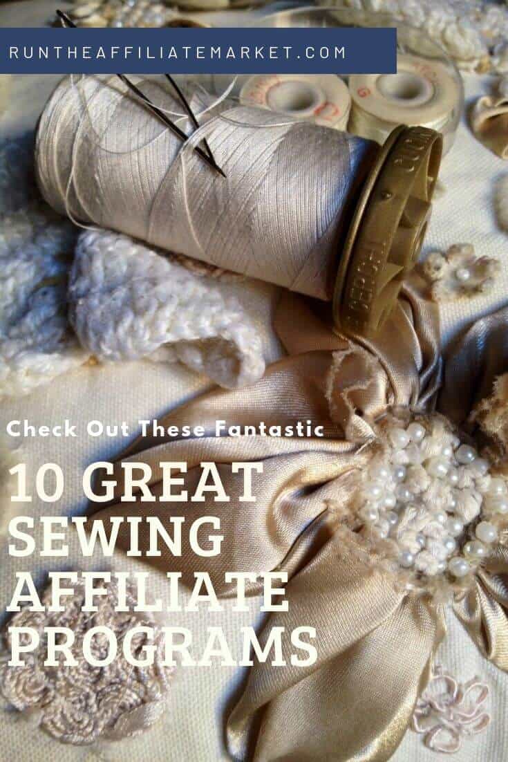 sewing affiliate programs pinterest image