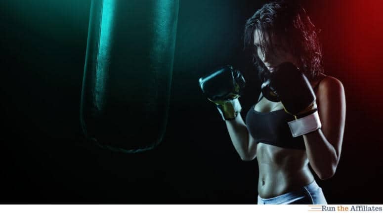 woman boxing