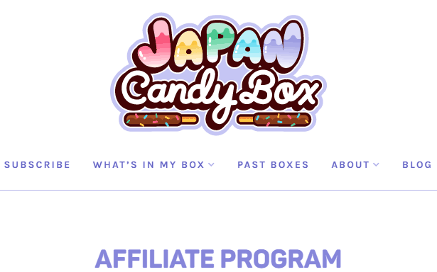 japan candy box affiliate program