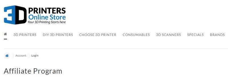 3d printers online screenshot