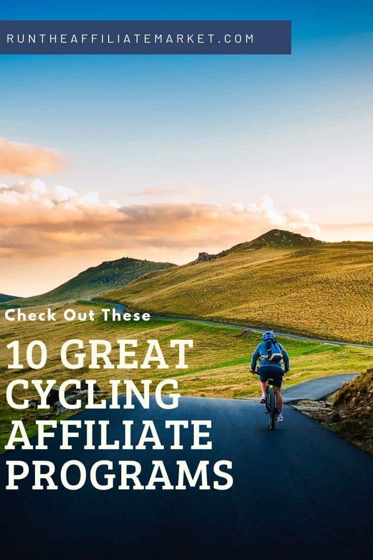 10 cycling affiliate programs pinterest image