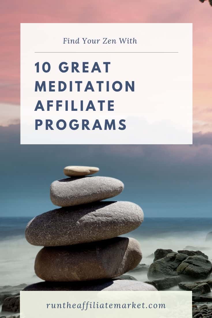 10 Best Meditation Affiliate Programs Pinterest Image