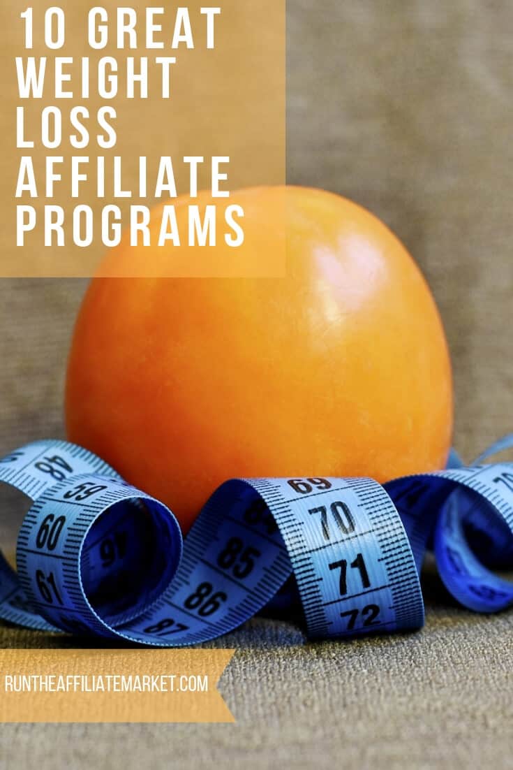 weight loss affiliate programs pinterest image