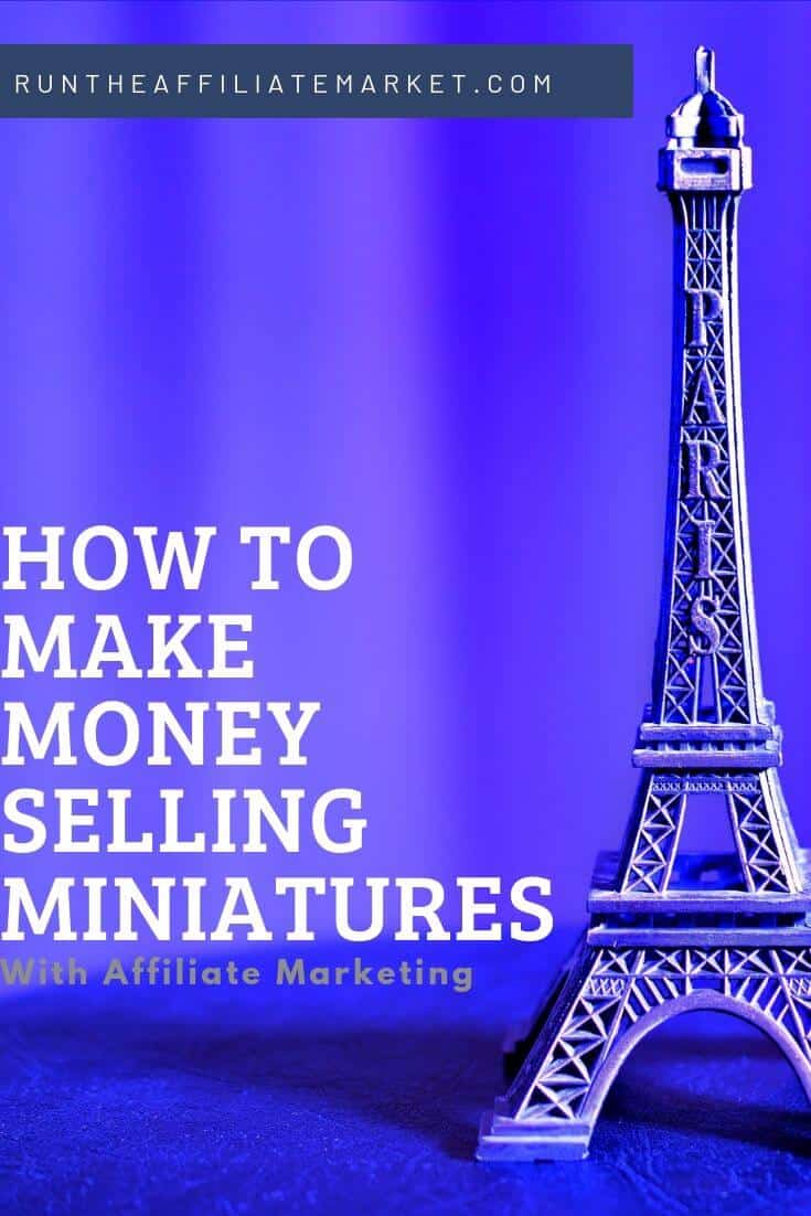 how to make money with miniatures pinterest image