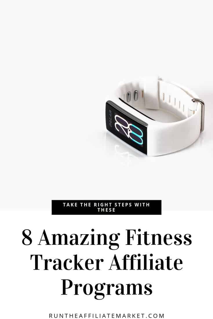 fitness tracker affiliate programs pinterest image