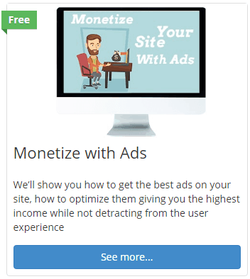 monetize ads lesson