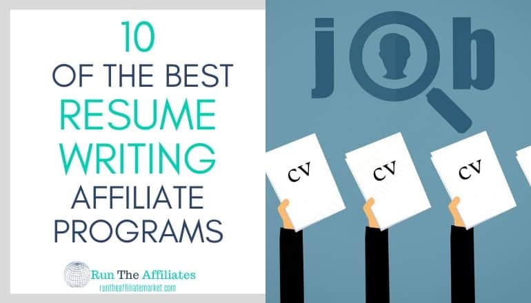 resume writing affiliate programs featured image