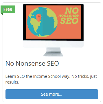 no nonsense SEO lesson