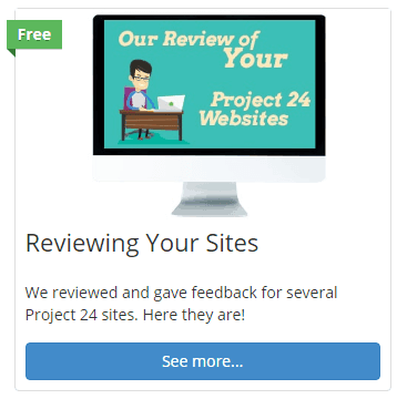 site review lessons