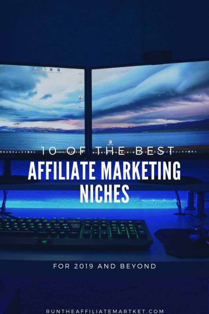 10 top affiliate marketing niches pinterest image