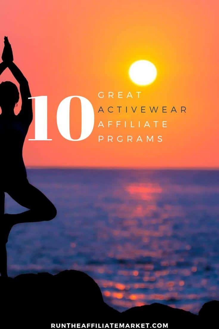 activewear affiliate programs pinterest image