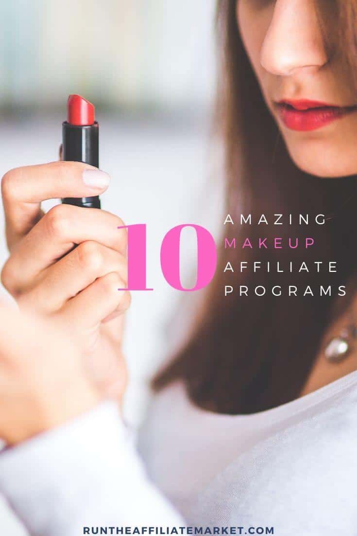 makeup affiliate programs pinterest image