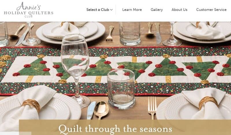 holiday quilters screenshot
