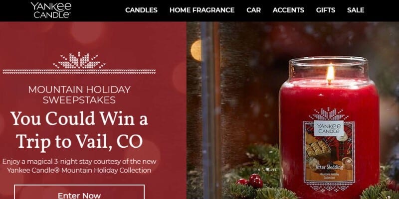 yankee candle screenshot