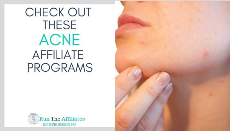 acne affiliate programs featured image