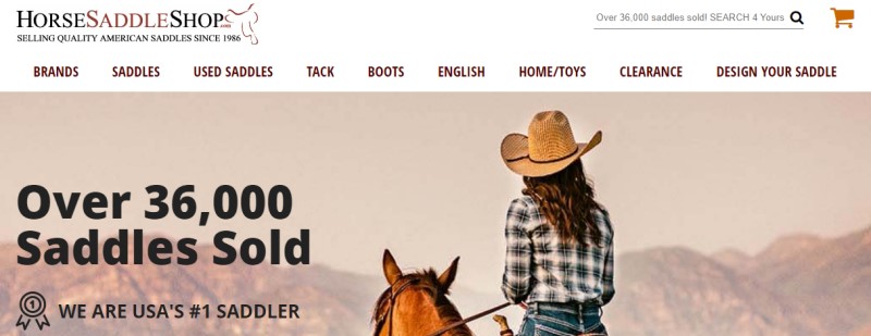 saddle shop screenshot