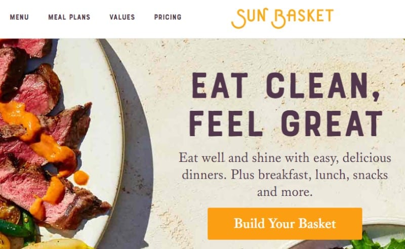 sun basket screenshot