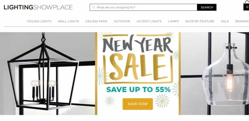 lighting showplace affiliate screenshot