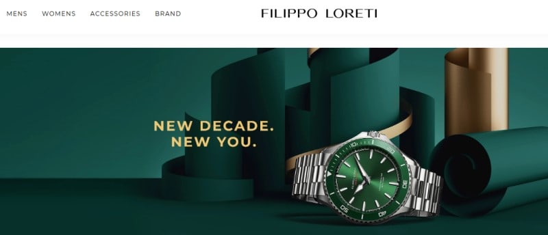 filippo loreti website screenshot