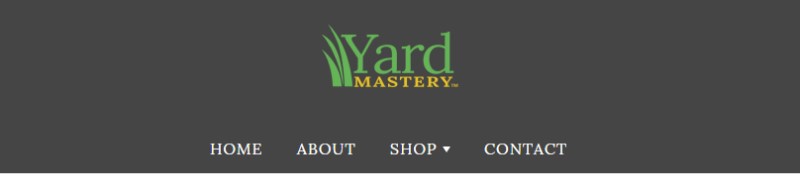 screenshot of the lawn mastery website