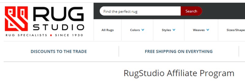 rug studio screenshot