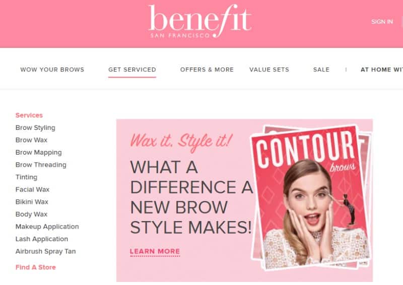 benefit cosmetics sale