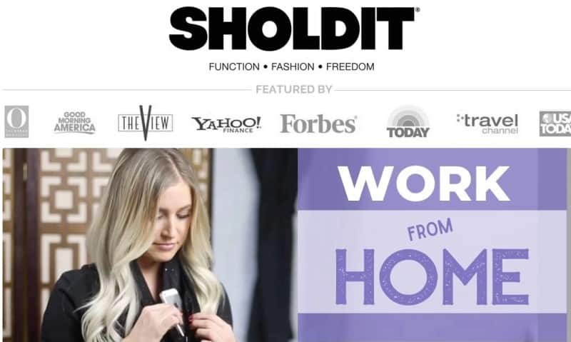 screenshot of the sholdit website