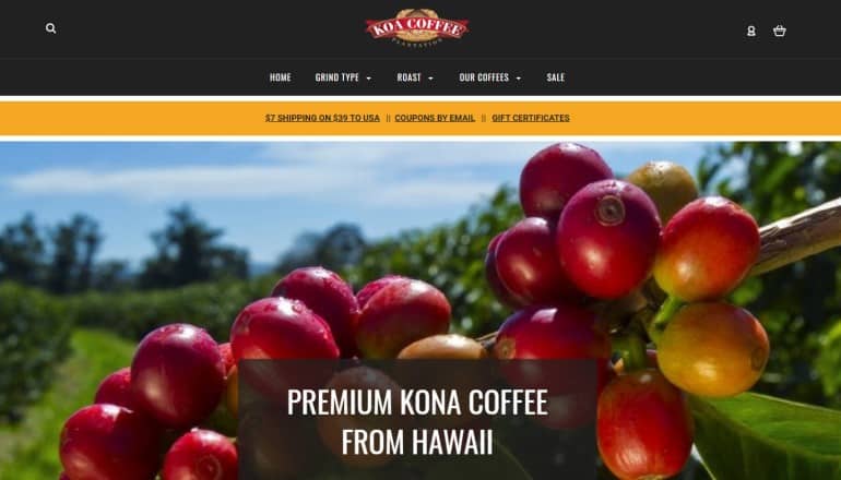 koa coffee screenshot