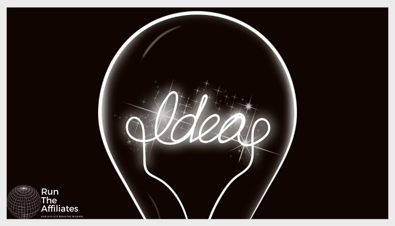 image of a lightbulb with the word IDEAS instead of the filament